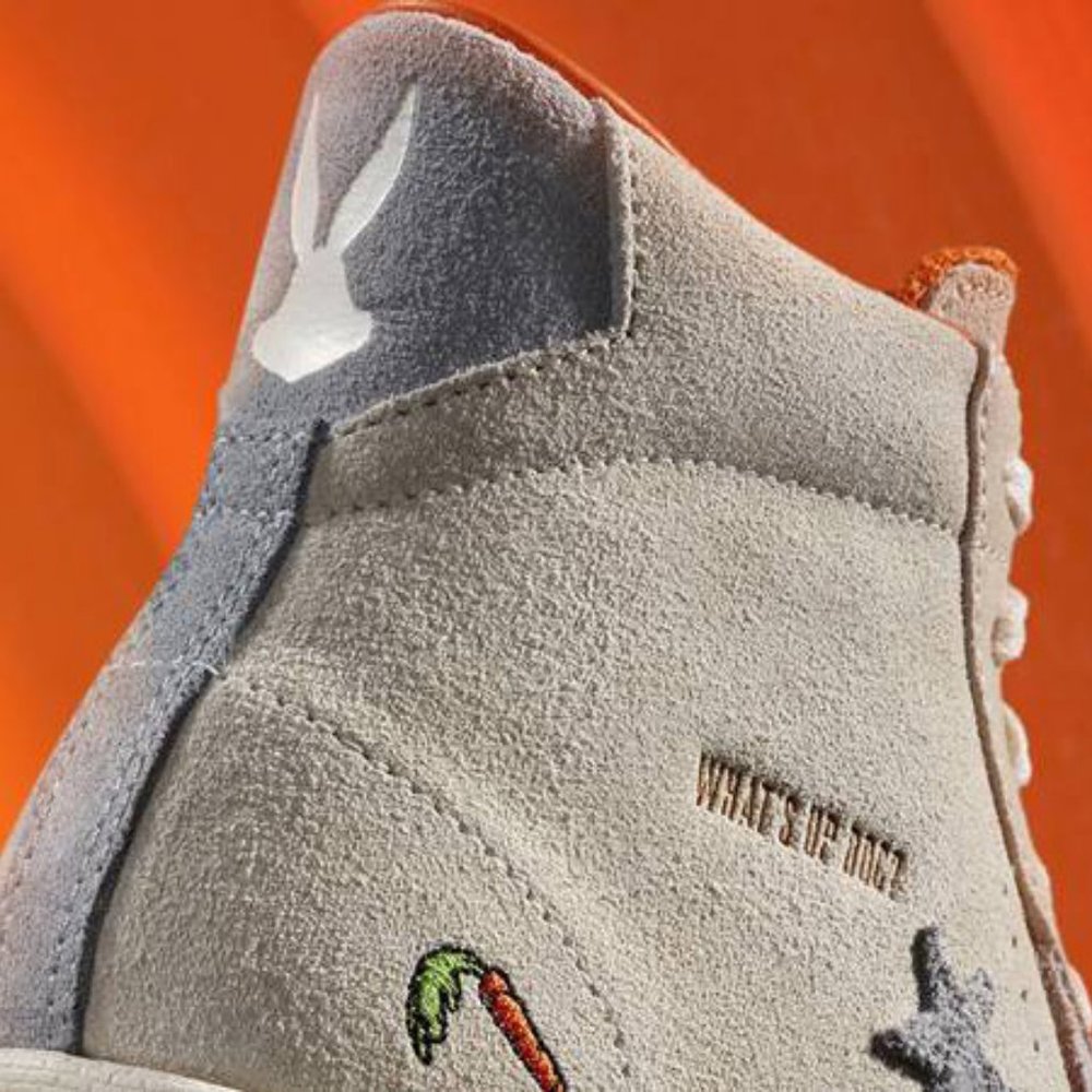 Converse x Bugs Bunny Pro Leather Hi 169223C Size 6.5 Women's NWB - Picture 2 of 9